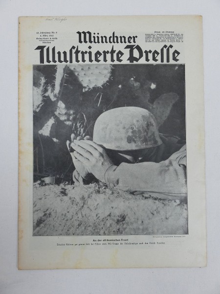 Münchner Zeitschrift Illustrierte Presse Zeitung JG.20/Nr.9 Ausgabe 4. März 1943