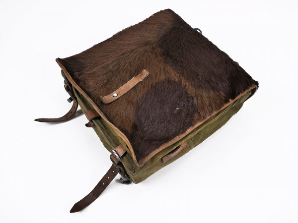 Wehrmacht Tornister Affe Rucksack 1941 für den Y-Riemen Fellrucksack TOP