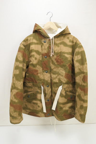 Wehrmacht Winterwendejacke Wendeparka Wendejacke Parka Sumpftarn / Weiß Gr. 50/52