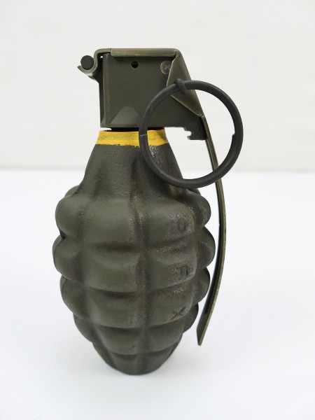 US ARMY DEKO MK2 Grenade RFX Pineapple Ananas Handgranate Metall zerlegbar