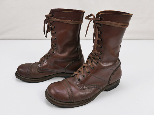 EINZELPAAR US Paratrooper Boots Stiefel M-1942 Jump Boots Fallschirmjägerstiefel US9