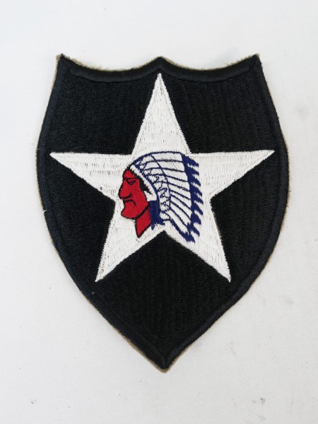 US Army 2nd Infantry Division patch indian head