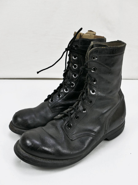 US ARMY Vintage Kampfstiefel Vietnam Combat Boots Gr. 8 (40) Leder Siefel schwarz