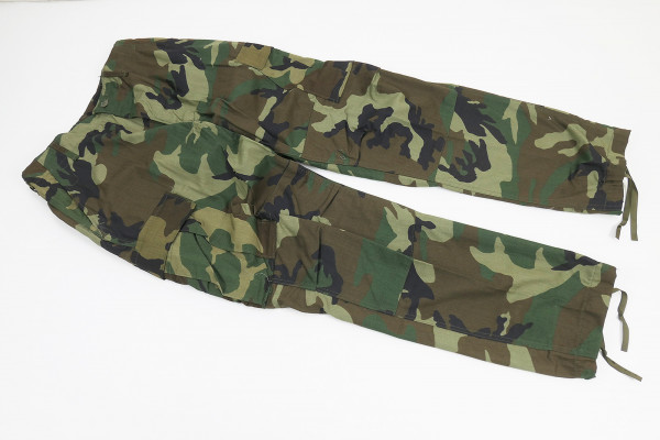 US Army Feldhose Combat Trousers Camouflage Woodland 1981 - Medium Regular