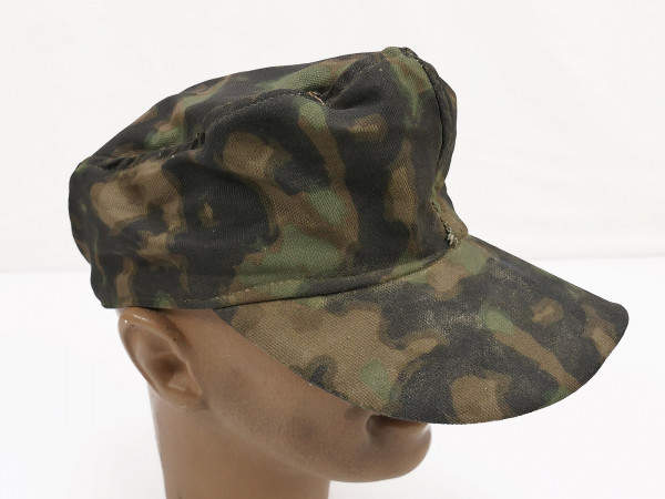 Waffen SS Frontfertigung Blurred Edge Rauchtarn Feldmütze Gr.59-60 Tarnmütze