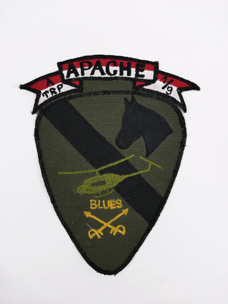 US ARMY 1st Cavalry Division Patch A Trp Troop 1/9 APACHE Vietnam