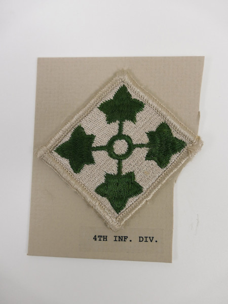 Original US ARMY WW2 Infanterie Divisionsabzeichen Patch - 4th Infantry Division Abzeichen