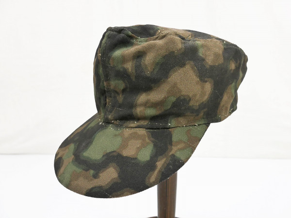 Waffen SS Frontfertigung Blurred Edge Rauchtarn Feldmütze Gr.59/60 Tarnmütze