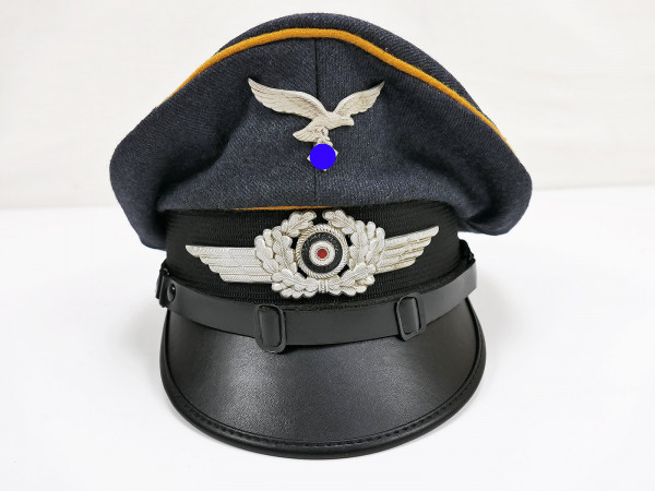 Tornister Schirmmütze Fallschirmjäger Pilot Flieger Luftwaffe Crusher Cap Gr.60