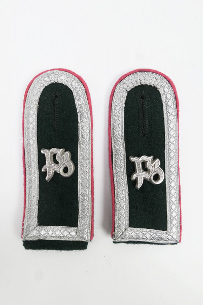 Feldwebel M36 Schulterklappen " Panzerzug " mit Metall Auflagen für Feldbluse