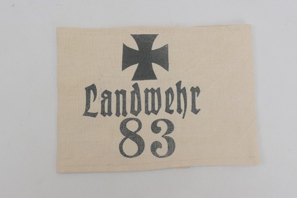 WK1 Armbinde 83. Landwehr - Division