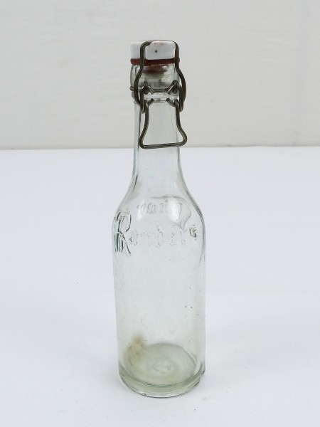 WW2 Thor Randers Bier Flasche Glas Bierflasche -klein- 1938 Beutestück