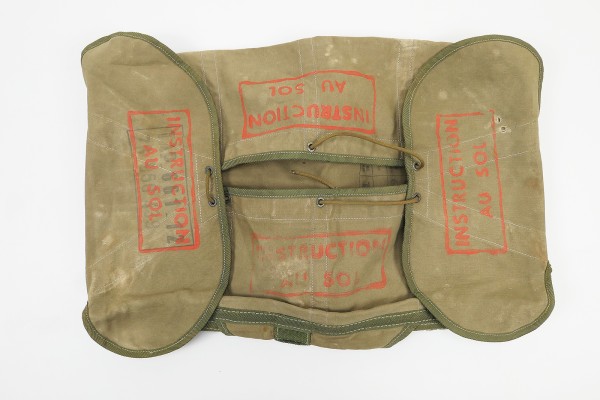 Französische Tasche für Fallschirm Vietnam Parachute Bag Pouch Frankreich