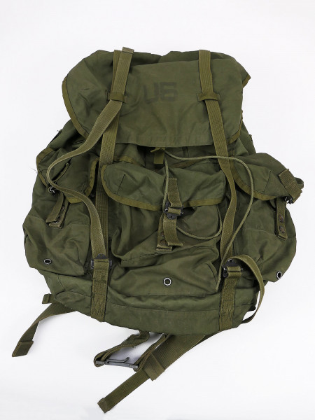 US Army Alice Field Pack Combat Nylon LC-1 Rucksack m. Metallgestell / Frame LARGE