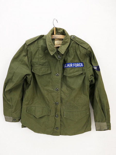 US Army USAF Coat Woman`s Field Jacket OG 107 Gr. 12R Feldjacke oliv Air Force 1975