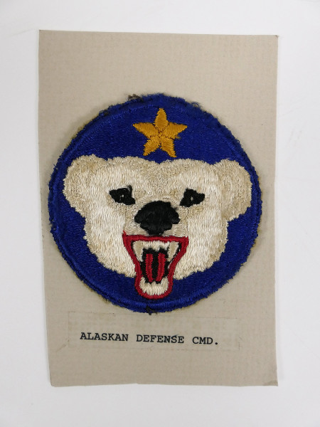 Original US ARMY WW2 Abzeichen Badge Alaska Defense Command Patch - U.S. Command / Special Units