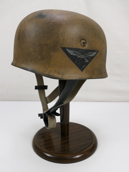 LW Tropical Camouflage Fallschirmjägerhelm Stahlhelm M38 Luftwaffe Gr.57/58 Fallschirmjäger