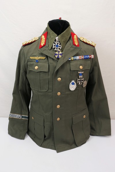 Generalfeldmarschall Rommel DAK Uniform Ensemble Afrikakorps Größe 50