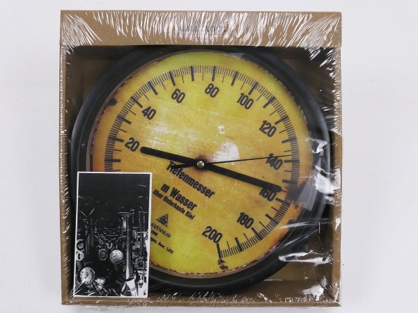 Wanduhr Uhr mit Typ Zifferblatt des Tiefenmessers vom U-Boot der Kriegsmarine WW2