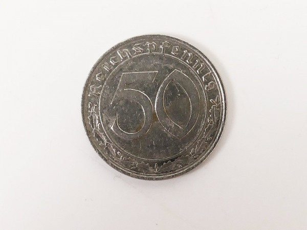 Drittes Reich Geld Münze 50 Reichspfennig 1938 A Pfennig