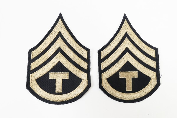 US ARMY WW2 Ranks Paar Dienstgradabzeichen Technician Third Grade Rang Abzeichen Uniform
