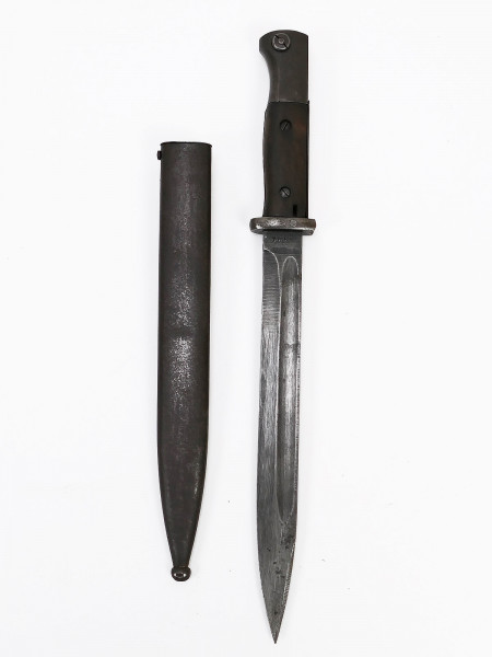 Wehrmacht Bajonett M84/98 K98 / Seitengewehr 44 cvl mit Scheide