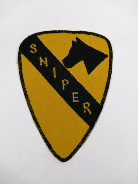 US ARMY 1st Cavalry Division Patch SNIPER Vietnam Scharfschütze