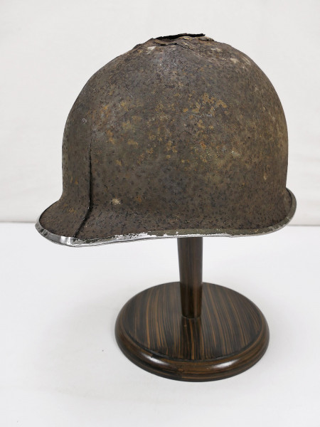 US ARMY WW2 Battlefield find M1 Glocke Stahlhelm Schlachtfeldfund Ostufer Elbe