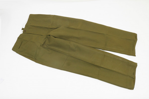 US WW2 M1937 Feldhose M37 Mustard Field Trousers Wool - Gr.S