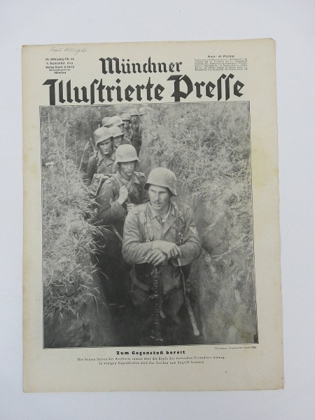 Münchner Zeitschrift Illustrierte Presse Zeitung JG20/Nr.36 Ausgabe 9. September 1943