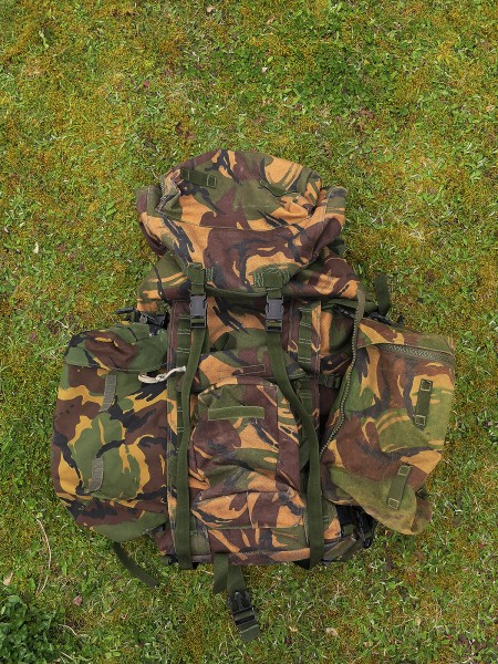 British Army DPM Rucksack & Frame Long Convoluted Back DPM IRR 2005 großer Outdoor Backpack