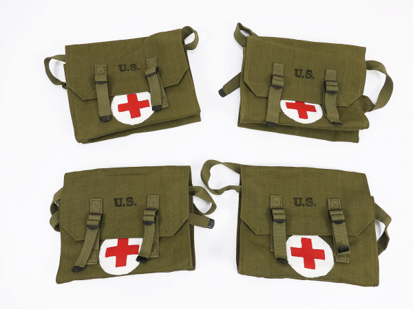 Medical Canvas BagType US ARMY WW2 Sanitäter Rot Kreuz Tasche Red Cross Willys Jeep