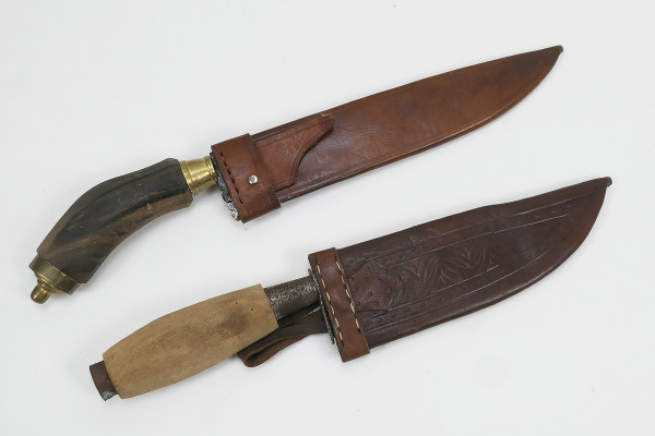 2x Indonesische Buschmesser Vintage Messer