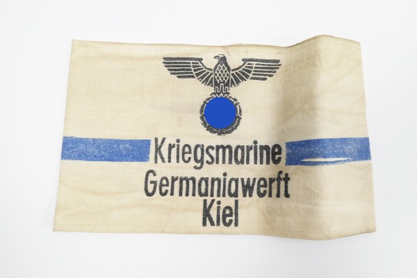 Armbinde WK2 - Kriegsmarine Germaniawerft Kiel
