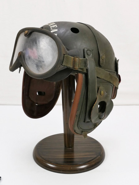 EINZELSTÜCK US SPEARHEAD 3rd Armored Div. Panzer Helm Tanker helmet M-1938 Panzerhelm