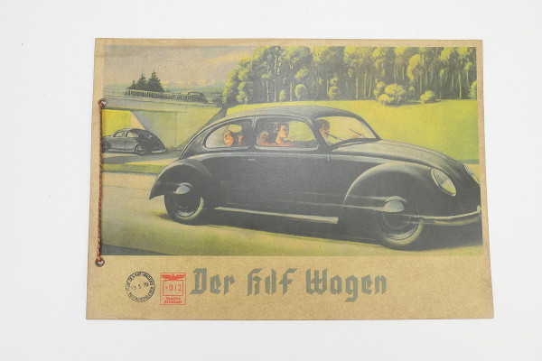 Vintage KDF Wagen 1939 Broschüre Volkswagen Brezel Käfer Prospekt Werbeprospekt