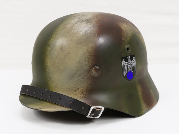 Wehrmacht Stahlhelm M40 NORMANDIE SD Tarnhelm Gr.57/58