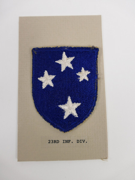 Original US ARMY WW2 Infanterie Divisionsabzeichen Patch - 23rd Infantry Division Abzeichen