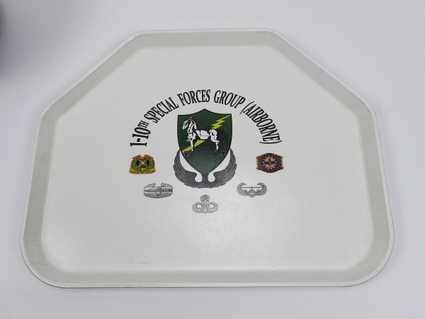 US Army Canteen Meal Tablett Kantinen Geschirr 1-10th Special Forces Group Airborne 10th SF
