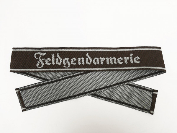 Wehrmacht Ärmelband Feldgendarmerie Braun Bevo Wuppertal