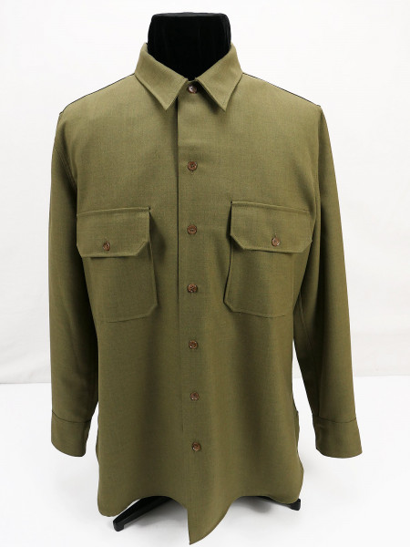 US Army Feldhemd M37 Wolle senfbraun für Mannschaften Top Repro (DBrab)
