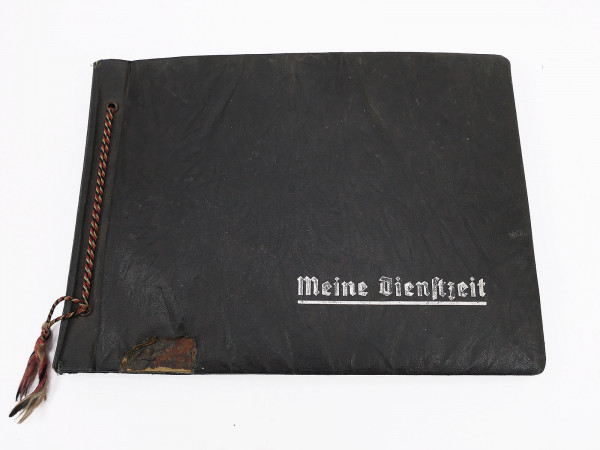 Fotoalbum Wehrmacht " Meine Dienstzeit " beschädigt