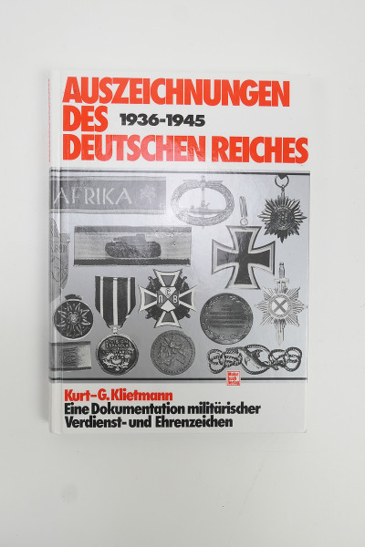 Buch - Auszeichnungen des deutschen Reiches 1936-1945 - ISBN 3-87943-689-4