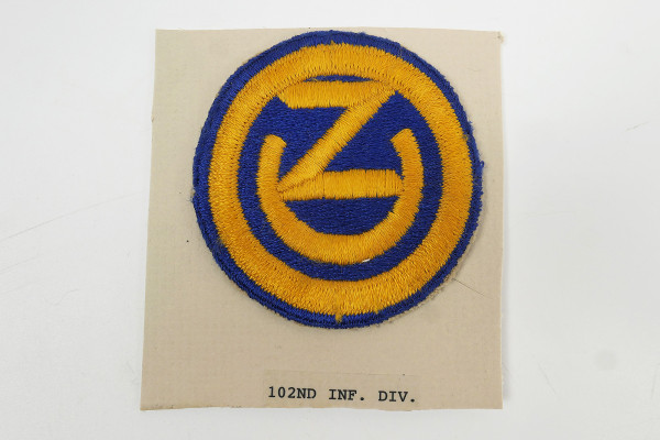 Original US ARMY WW2 Infanterie Divisionsabzeichen Patch - 102th Infantry