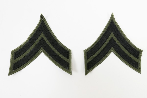 US ARMY Vietnam Ranks Dienstgradabzeichen - Corporal CPL E4 - Uniform Rangabzeichen 1968
