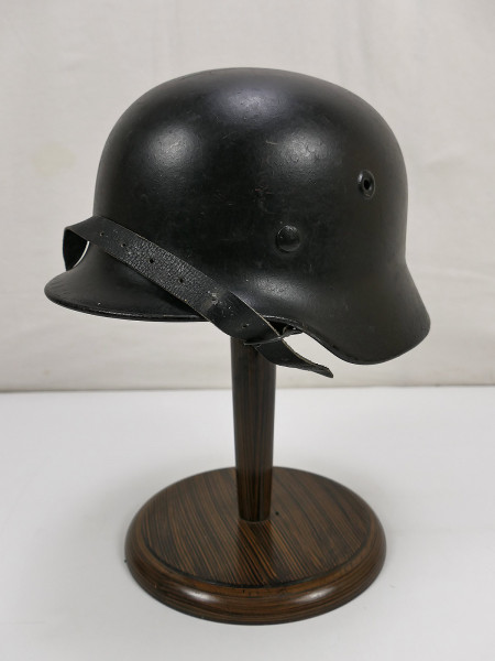 Stahlhelm Original M40 Wehrmacht Helmglocke Q64 mit Helmfutter und Kinnriemen