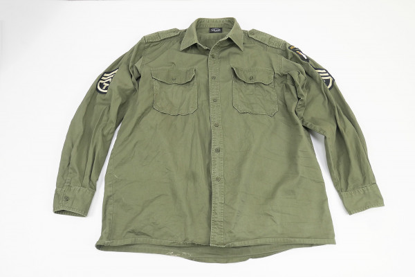 US Army Field Shirt Feldhemd langarm oliv - Large