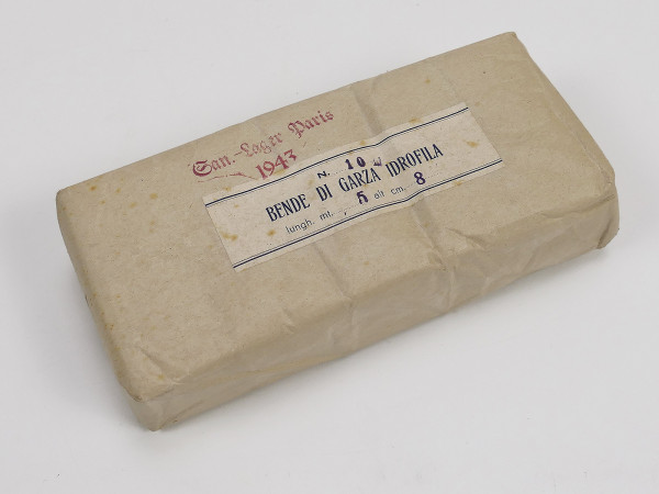 Beute Packung Mullbinden Verbandsmaterial Erste Hilfe WK2 Verbandkasten 18x8cm