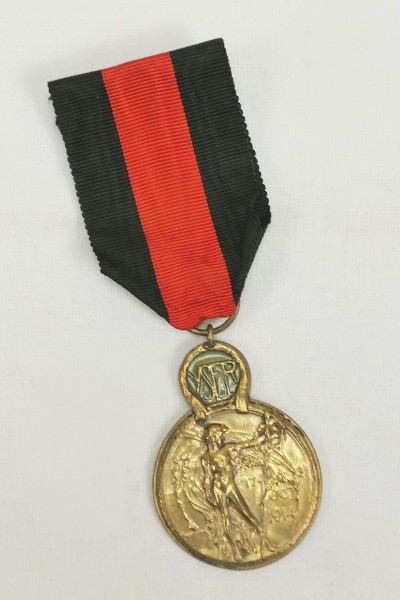 Belgien Yser Medaille 1914 am Band