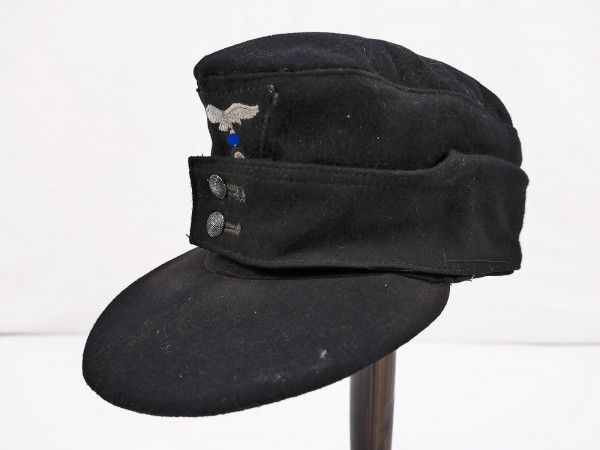 Luftwaffen M43 Feldmütze Schwarz Fallschirm Panzer Ábteilung Hermann Göring Gr.59/60